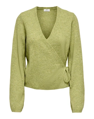 JDY - JDYSuper Becky Wrap Cardigan - Fern